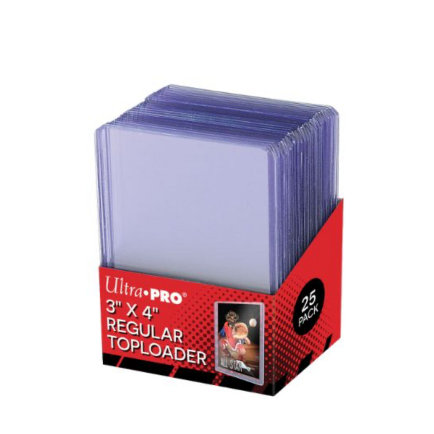 25 Toploader Regular 3″x4″ UP